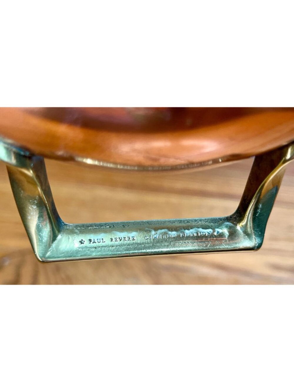 Vintage  Paul Revere Ware 12 inch  Copper Double Handle Oval Au Gratin Pan/ Fish - Picture 12 of 15